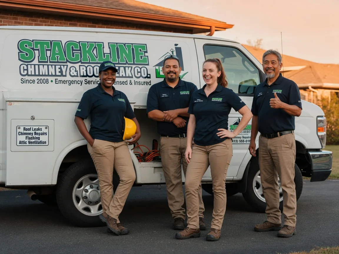 Chimney flashing repair company in North Newton, KS